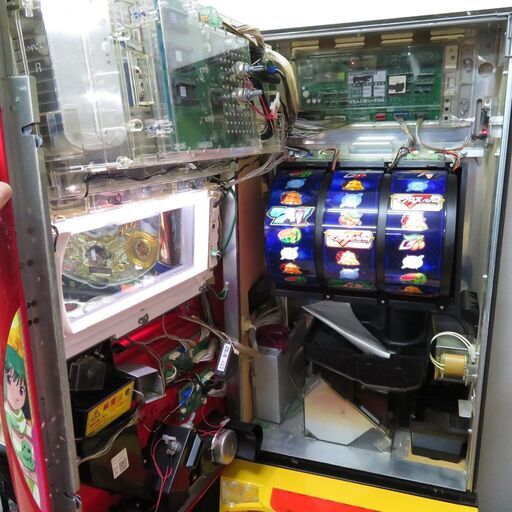 パチスロ マクロスフロンティア マクロス 初代 実機 コイン不要機付