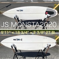 値下げ 美品 JS MONSTA2020 5'11” モンスタ2020 サーフボード