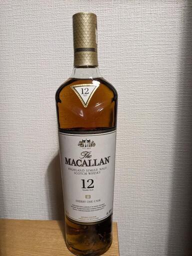 マッカラン12年　シングルモルト　シュリーオークカスク　新品