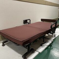 値下げ⇒国産折りたたみ 電動ベッド 良品 19800円（税別）