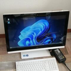 FUJITSU 富士通 液晶一体型パソコン「FH77/ED」Wi...