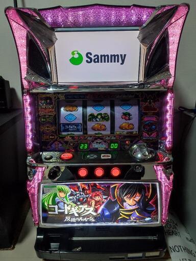 【パチスロ実機】初代コードギアス コイン不要機、家庭用電源、無段階ボリュームセット