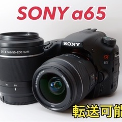 ★SONY α65★S数約550回●スマホ転送●超美品●Wズーム...