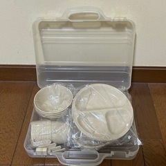 未使用プラ食器　キャンプやピクニックに