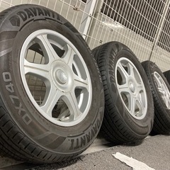 【新品バルブ　バランス調整済】215/70R16 ノーマルタイヤ...