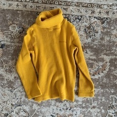 ムージョンジョン　からし色セーター110