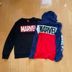 marvel マーベル　トレーナー&ロングTシャツ