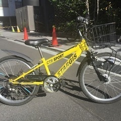 STARGIS 22インチ 子供自転車 黄色