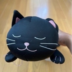 無料であげます！ニトリ・ひんやりクッション・黒猫バージョン