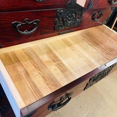 売約済》【45万】美品 岩谷堂箪笥 チェスト 欅材 ケヤキ材 整理箪笥 漆 