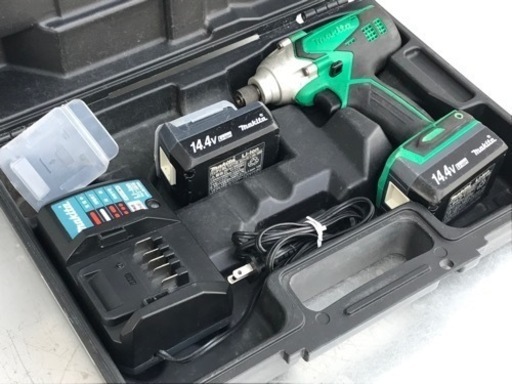 マキタ◇充電式インパクトドライバ◇DC14.4V/1.1Ahバッテリー2個・充電器付◇M695DWX◇E15