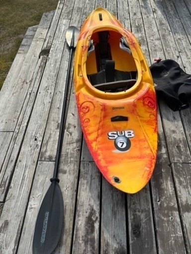 リバーカヤックピラニアSUB7 (kazu) 白子のスポーツの中古あげます  