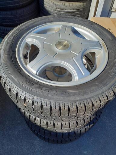 中古スタッドレスタイヤ アルミホイール TOYO G5 155/65R13