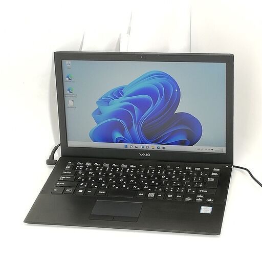 送料無料 高速SSD 13インチ ノートパソコン SONY VJPB11C11N 中古良品 第6世代 i5 8GB 無線LAN Bluetooth webカメラ Windows11 Office おまけ有