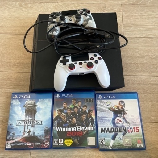 PS4 500gb コントローラー2つ　ソフト3つ