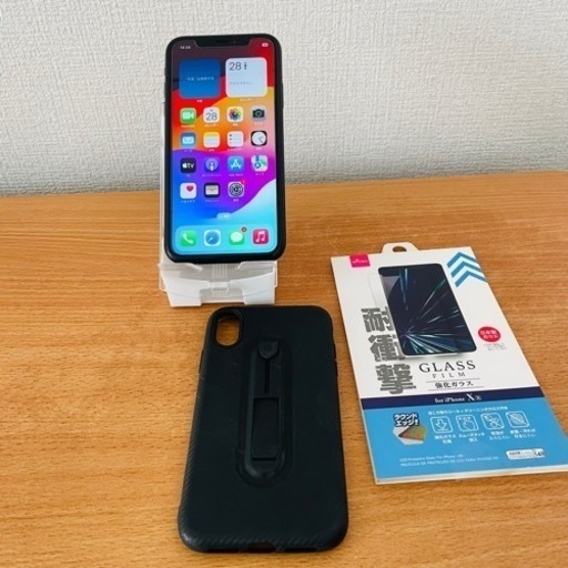 値下】iPhoneXR ブラック SIMフリー 64GB バッテリー82%