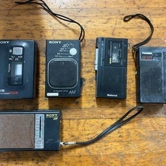 【レトロ家電】【ジャンク】カセットプレーヤー ラジオ レコーダー...
