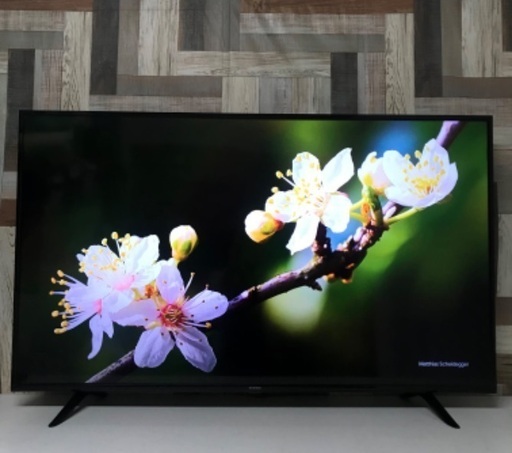 即日受渡❣️3年前購入55型 4K 対応HDR液晶テレビ34500円