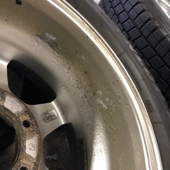 15インチホイール＋スタッドレスタイヤ ハイエースなど