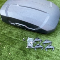 【決まりました】THULEスーリー ルーフボックス 300L TH6351 Thule Force XTS6351 フォースXTS ブラックエアロスキンルーフボックス