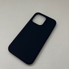 iPhone12 Pro シリコンケース 紺色