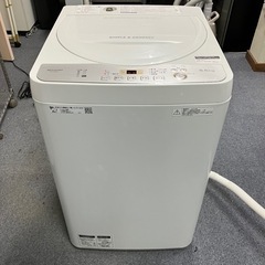 北海道　帯広　洗濯機　SHARP  シャープ ES-GE5C-W...