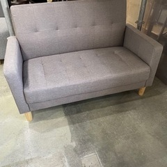 NITORI 2人掛けソファ Nポケット A3 ファブリック グレー系 幅145cm 