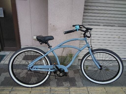 HYPER[ハイパー]HBC BICYCLES Men’s 26吋ビーチクルーザー シングル/ベビーブルー