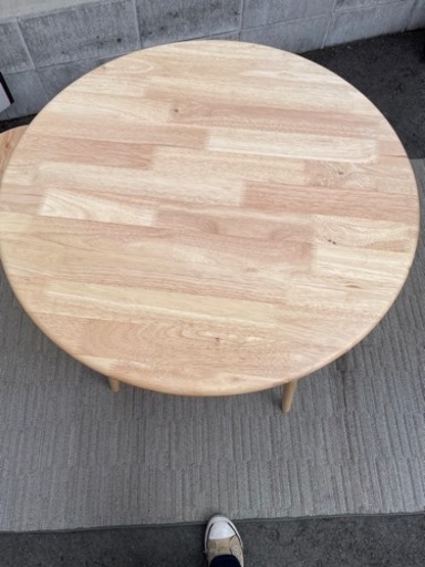 天然木 ダイニングテーブル ナチュラル 2人用 ティムバ ラウンド Natural テーブル 椅子セットSignature