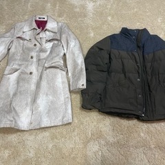 【ネット決済・配送可】Mサイズのダウンジャケットとコート
