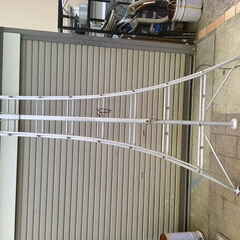 アルミ2段はしごー三脚はしご