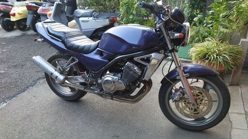 カワサキ バリオスⅠ 250CC 現状 4発 メタリックパープルラメラメ