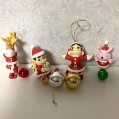 ペコちゃん　ポコちゃん　クリスマスツリー　オーナメント　4個