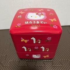 [まだあります]キティちゃんのミニお重箱 3段 13.5×13....