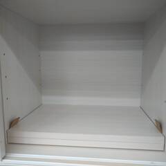 😉アウトレット家具😉大川家具直送 2面レンジボード 日本製 ホワイト 477