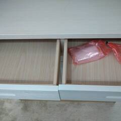 😉アウトレット家具😉大川家具直送 2面レンジボード 日本製 ホワイト 477