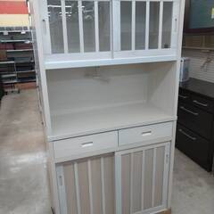 😉アウトレット家具😉大川家具直送 2面レンジボード 日本製 ホワイト 477