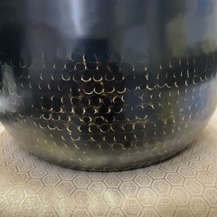 J3102 高級仏具　本手打　伸龍　銘　在銘 大型 特大おりん 御鈴　台座、りん棒付