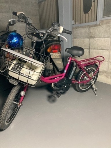 ブリヂストン　車体ピンクのアシスト自転車（値下げしました。）