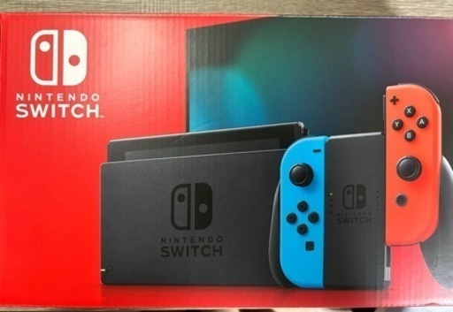 マリオカセット、保護シール付きのNintendo Switchです！