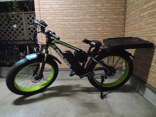 お値下げしました。電動アシスト自転車(ファットバイク)