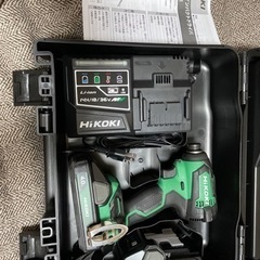 HIKOKI インパクトWH18DE 2LC バッテリーx2 充電器付属