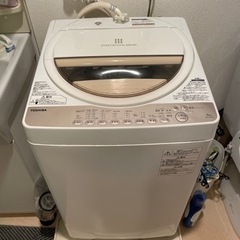 東芝　洗濯機　6kg AW-6G3(W)