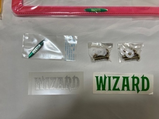 当時物 wizard ウィザード ナンバーカバー2枚セット