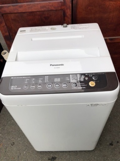 北九州市内配送無料　保証付き　パナソニック Panasonic NA-F60PB9-T [全自動洗濯機 (6.0kg) ブラウン]