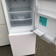 福岡市内配送無料　2022年式　冷蔵庫 Global Series ホワイト JR-NF148B-W [2ドア /右開きタイプ /148L] [冷凍室 54L] 