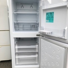 福岡市内配送無料　2022年式　冷蔵庫 Global Series ホワイト JR-NF148B-W [2ドア /右開きタイプ /148L] [冷凍室 54L] 