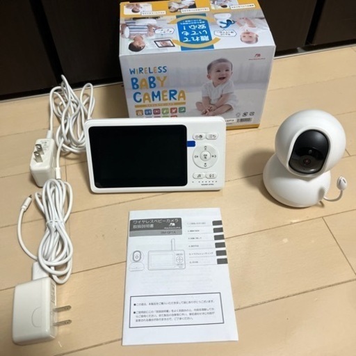 美品　ベビーモニター　見守りカメラ　暗視カメラ