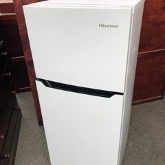 福岡市内配送無料 ハイセンス 【右開き】120L 2ドアノンフロン冷蔵庫  