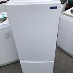 福岡市内配送設置無料　2019年式　ヤマダ電機 2ドア冷蔵庫 (156L・右開き) ホワイト YRZF15G1